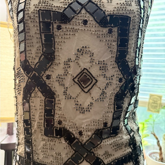 ✨ Free People Speak Easy Sequin Beaded Mini Dress – Size 6 ✨ - Picture 7 of 7